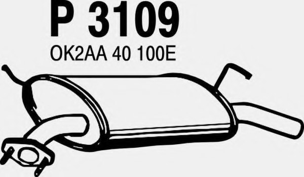FENNO P3109 End Silencer